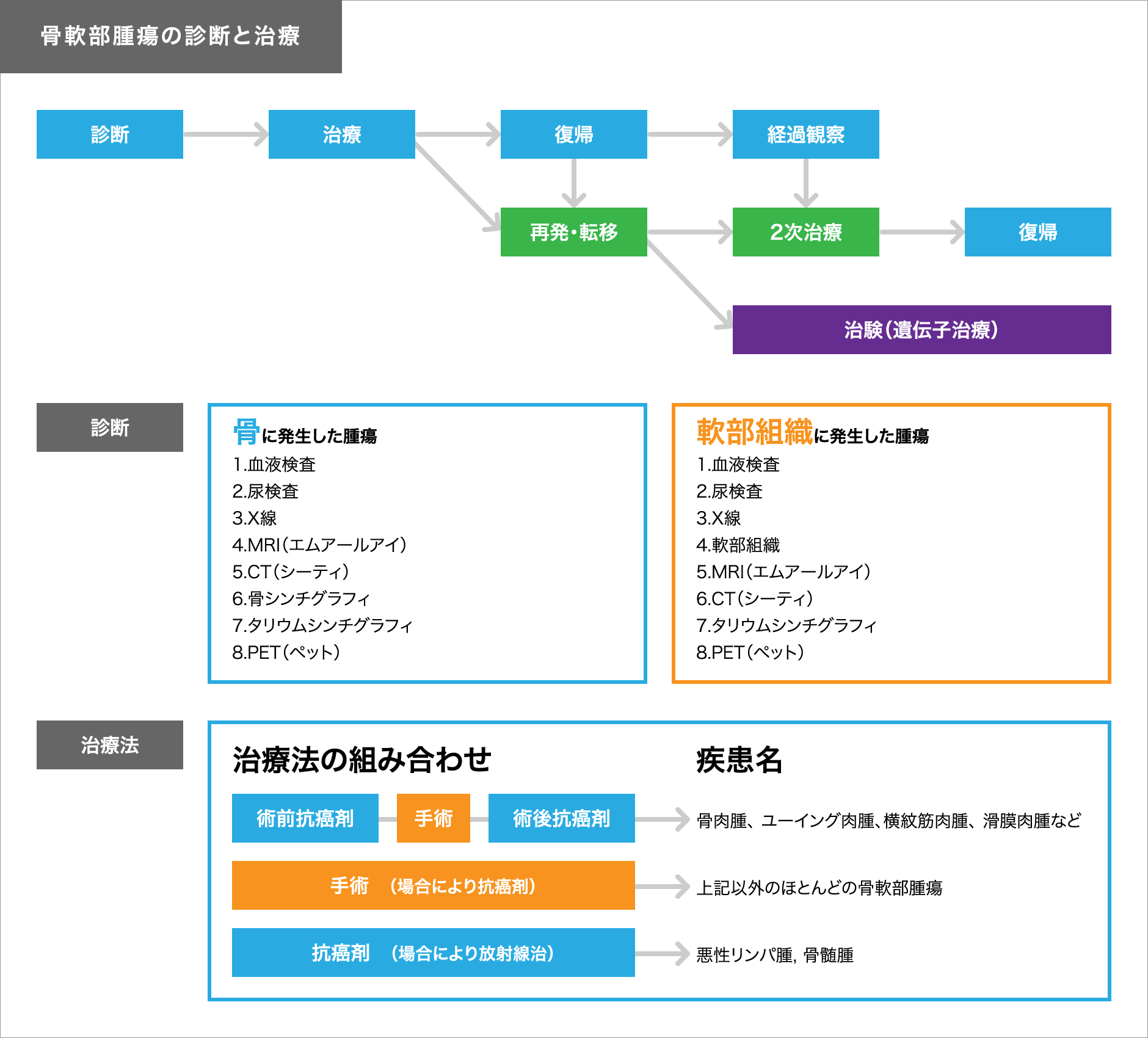 <h3>整形外科・リウマチ科で取り扱う治療（手術・集学的治療等）</h3> <div class="table-responsive">