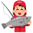 fishing fish woman